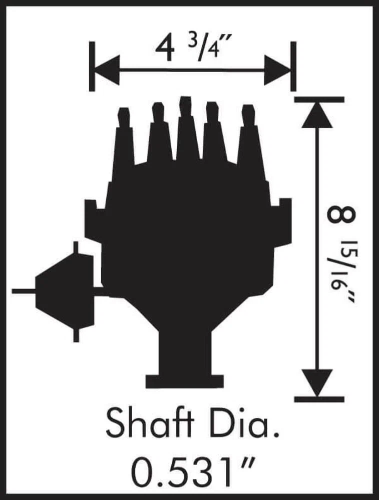 Ford 351W Ready-To-Run Pro-Billet Distributor Steel Gear - 83541